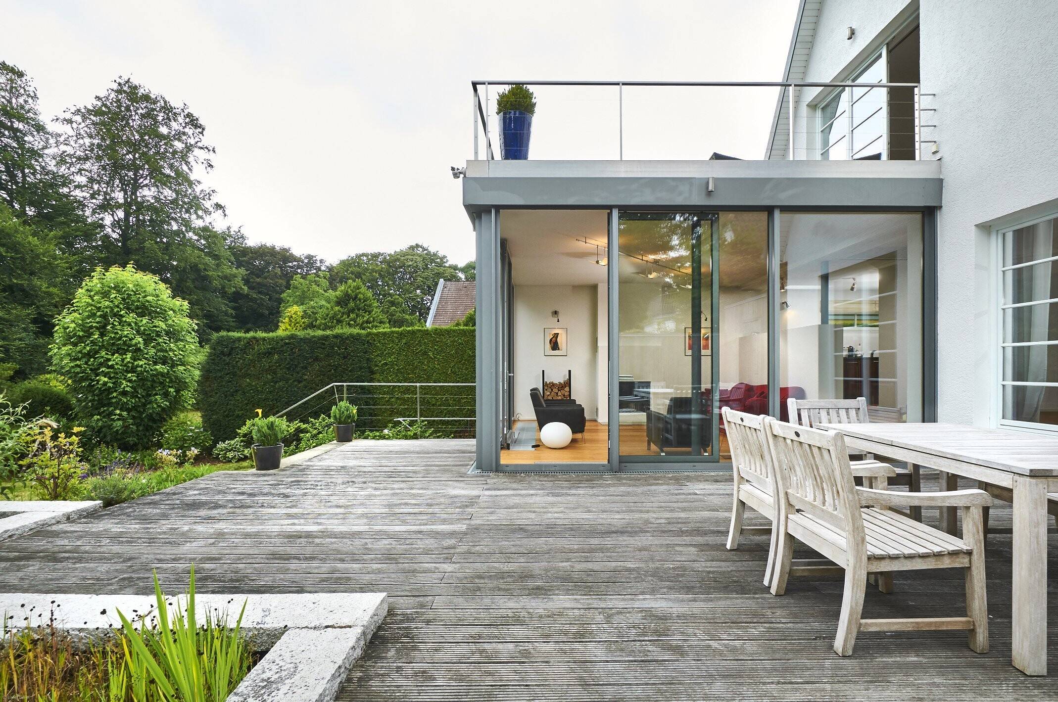 Terrasse im Erdgeschoss