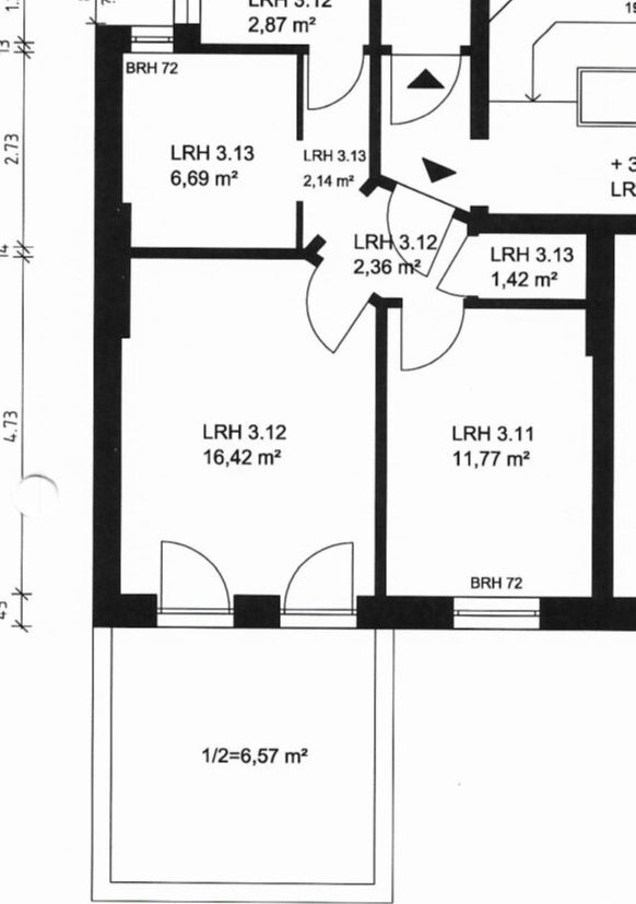 Grundriss Wohnung 6
