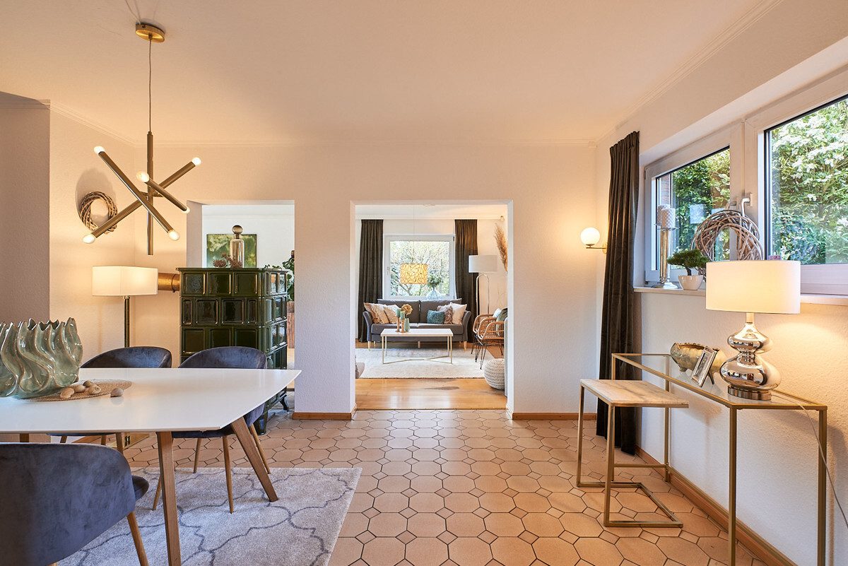 Dining room with a view of the garden