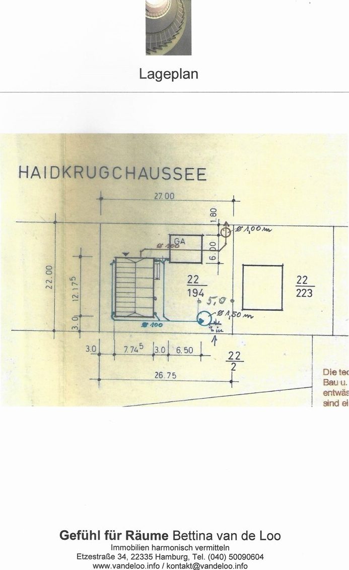 Location plan with logo Haidkrugchaussee