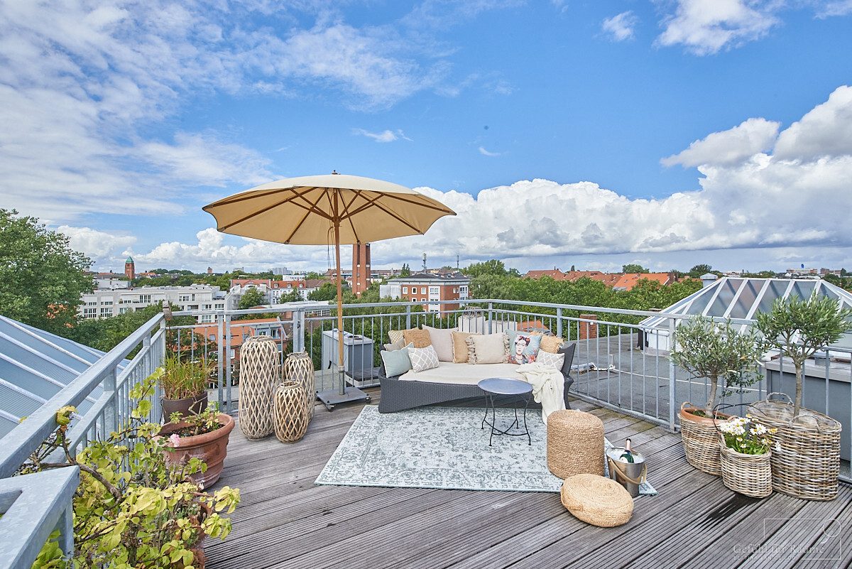 20 qm Dachterrasse