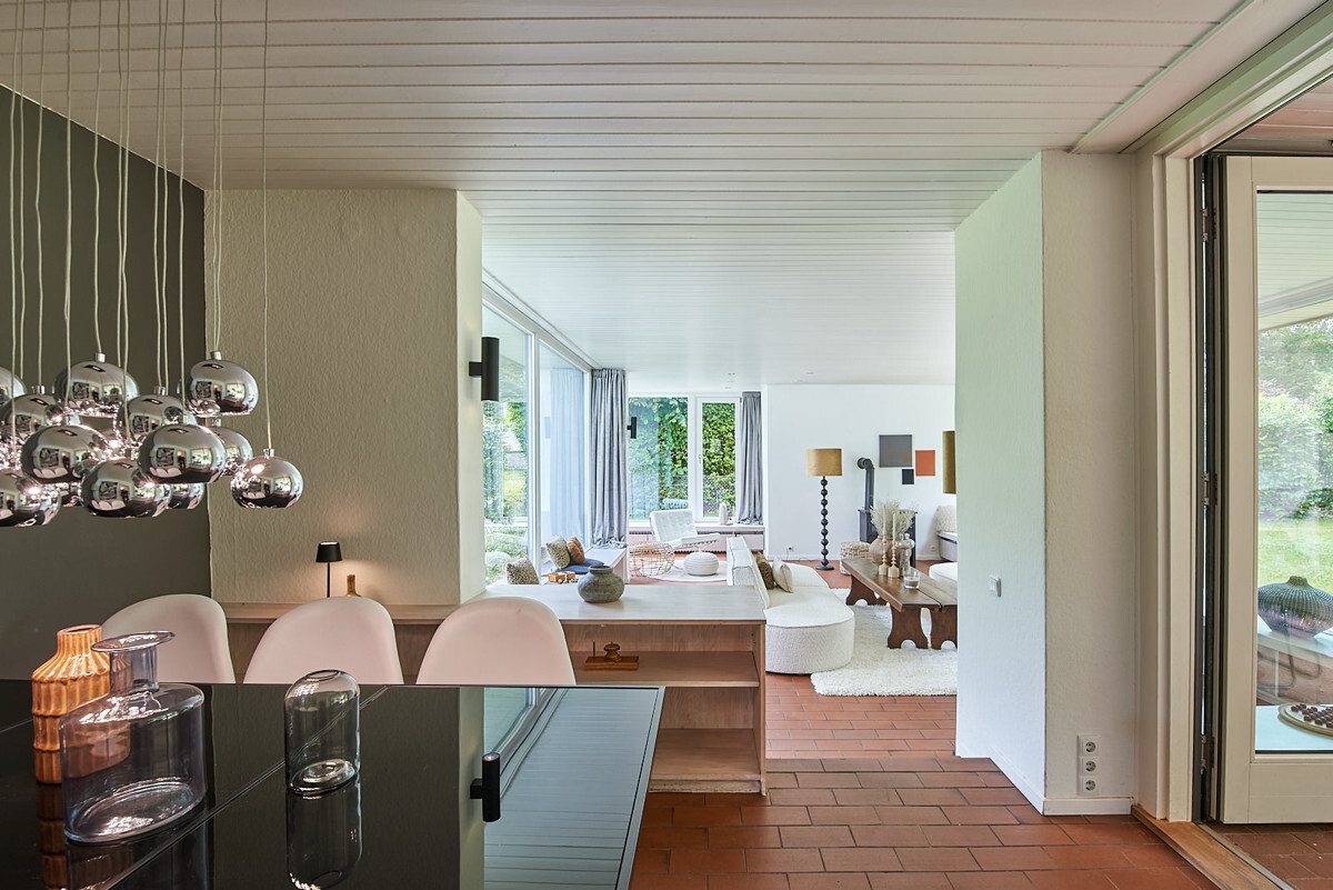 Dining and living area