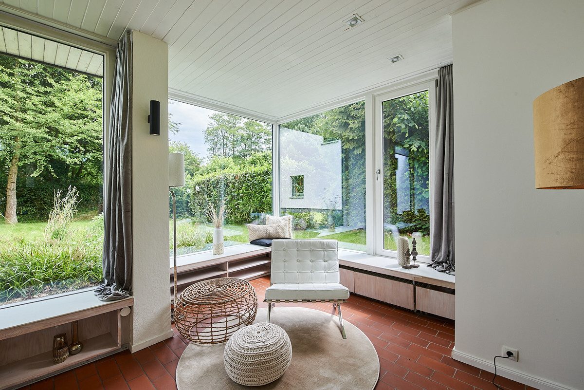 Wohnzimmer im Garten