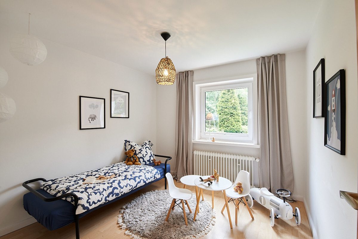 children's bedroom on the first floor