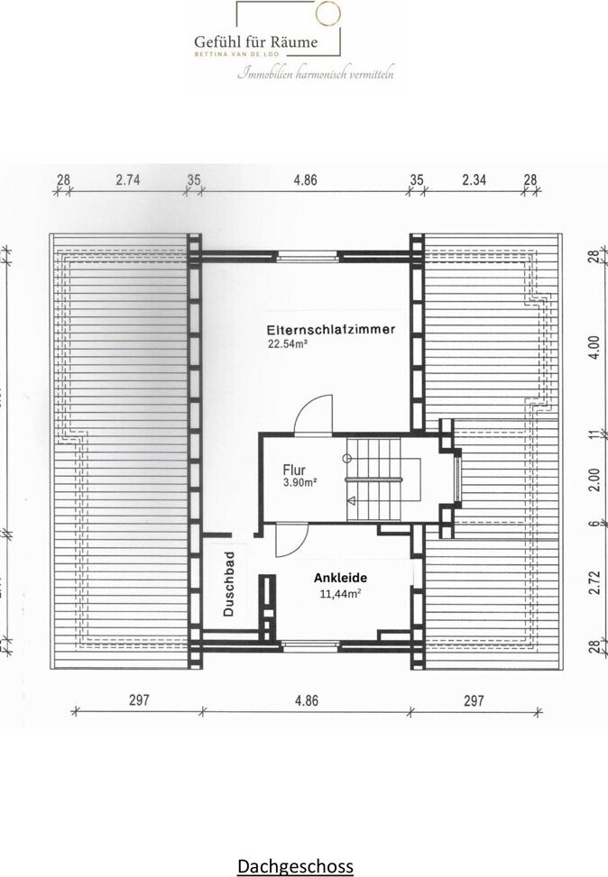 Attic floor plan
