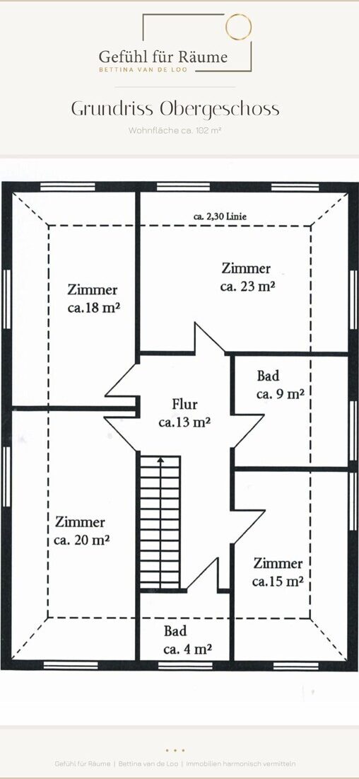 Grundriss Obergeschoss