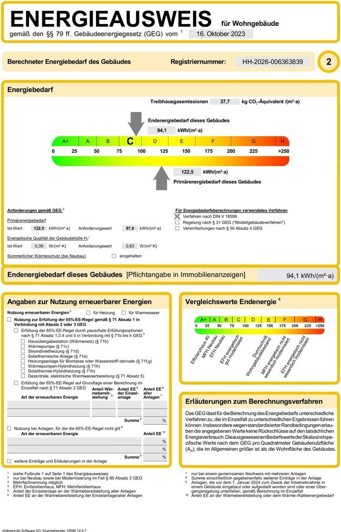 Energieausweis Seite 2