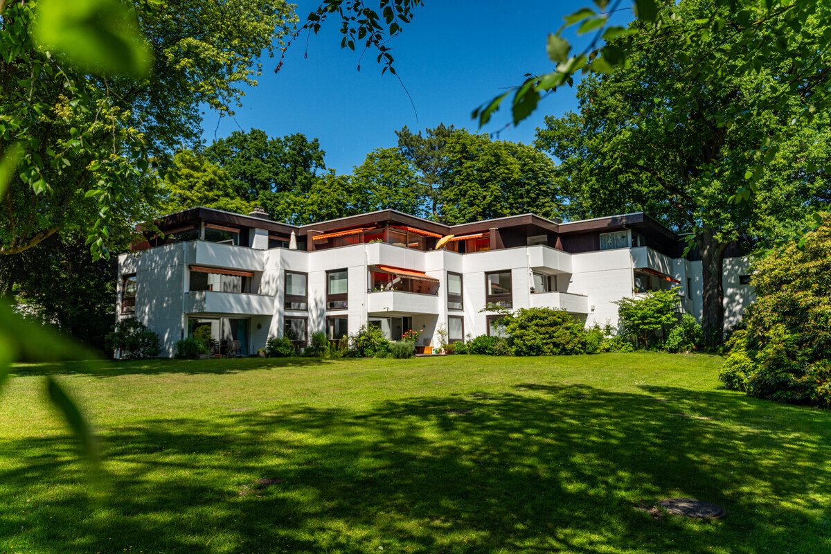 Blick aufs Haus